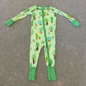 Little Sleepies Succulent Love Zippie